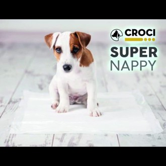 Одноразові, гігієнічні пелюшки для собак і цуценят Croci Super nappy допоможуть . . фото 6