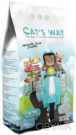 Наповнювач CAT'S WAY – білий природний бентонітовий наповнювач, який забезпечує . . фото 1