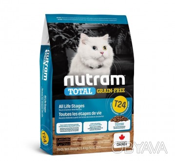 T24 Nutram Total Grain-Free® Salmon & Trout Cat FoodЦінні інгредієнти з низьким . . фото 1