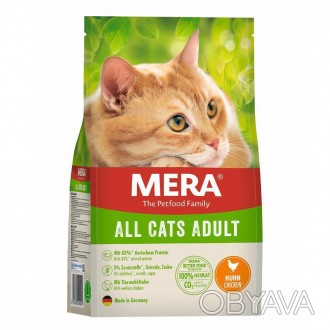 Беззерновий сухий корм MERA Catts Chicken - підходить для всіх порід котів і кіш. . фото 1