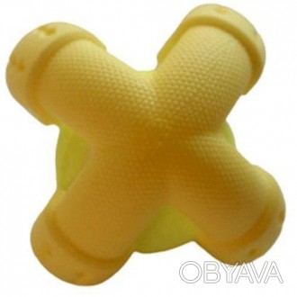 Іграшка ЕнімАлл GrizZzly для собак, тенісний м'яч, жовтий, 9.2 смГризти що-небуд. . фото 1