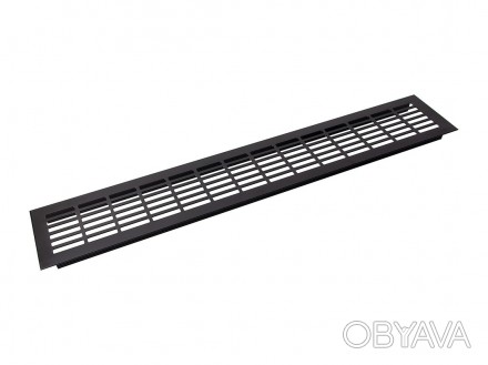 Заглушка вентиляционная GIFF L480 H80 черный