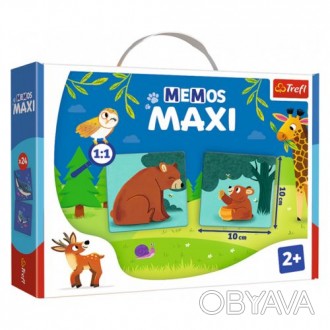 "Memos Maxi" - отличный вариант первой игры на развитие памяти для вашего ребенк. . фото 1