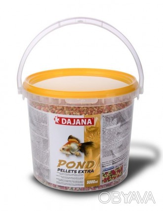 Корм Dajana Pond Pellets Extra, збалансований корм для декоративних карпов і зол. . фото 1