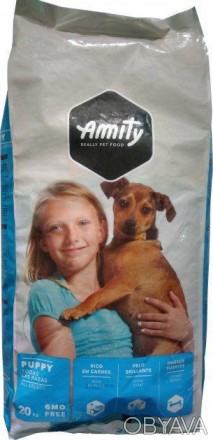 Сухий, повнораціонний корм Amity Eco Line Puppy All Breeds для цуценят усіх порі. . фото 1