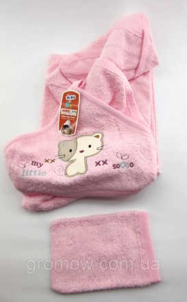  
Махровое полотенце конверт для новорожденных. Очень мягкий и приятный. Очень х. . фото 4