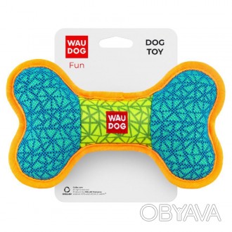 Яскрава та зносостійка іграшка для собак WAUDOG Fun призначена для активних ігор. . фото 1