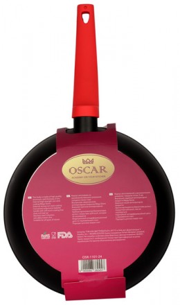 Короткий опис:Сковорода Oscar Chef, 24 см (OSR-1101-24)Материал: алюминий. Толщи. . фото 5