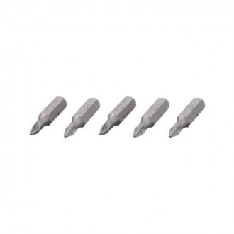 Комплект викруткових насадок PZ1 1/4" * 25 мм, ACR, S2, уп. 5 од., STORM INTERTO. Львов. фото 1 Комплект викруткових насадок PZ1 1/4" * 25 мм, ACR, S2, уп. 5 од., STORM INTERTO. Львов. фото 1