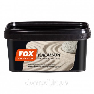Декоративная структурная краска Fox Dekorator Kalahari 0006 noctis 1л. Львів. фото 1 Декоративная структурная краска Fox Dekorator Kalahari 0006 noctis 1л. Львів. фото 1
