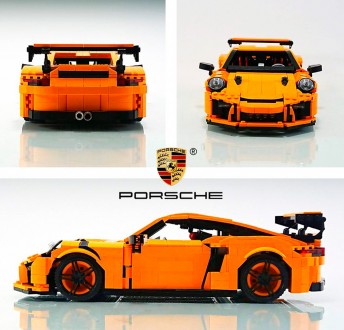 Конструктор MOULDKING 13129 Porsche GT3 RS — культова модель є доопрацьованій ве. . фото 7