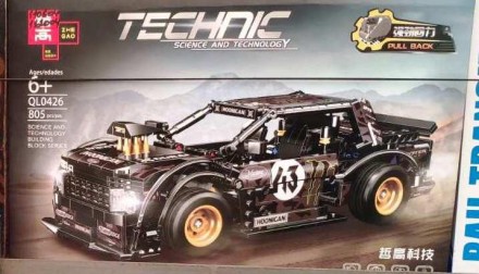 Конструктор Technic "Гоночне авто" складається з 805 елементів. Збірна модель ос. . фото 3