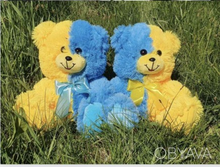 М’яка іграшка «Плюшевий ведмедик Тедді патріотичний»
Розміри (см):
• Висота - 35. . фото 1