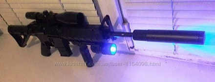 Игрушечный Автомат Cyma P.1158D лазер,фонарь
Автомат P.1158D с глушителем. В ком. . фото 6