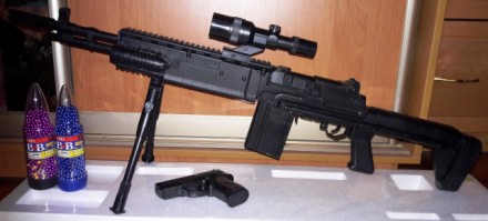 Штурмова гвинтівка на пульках (6мм) CYMA P. 1160 Репліка Heckler & Koch
Зброя зр. . фото 7