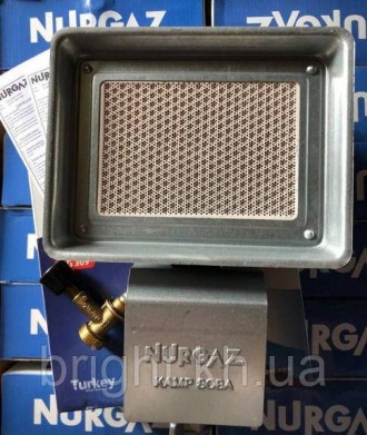 Газова пальник обігрівач інфрачервоного випромінювання Nurgaz NG-309 1500 Ват
Об. . фото 8