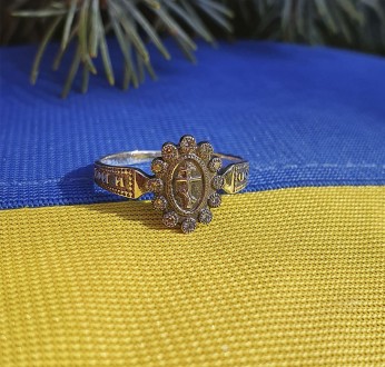 Кольцо Православное Спаси И Сохрани
Данное изделие мы можем изготовить из золота. . фото 2