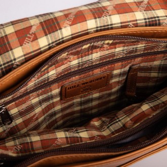 Мужская кожаная сумка через плечо HILL BURRY HB3075. Стильный дизайн, компактнос. . фото 3