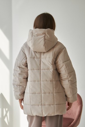 Жіноча куртка Stimma Надірія. Ця стильна куртка із плащової тканини стане чудово. . фото 4