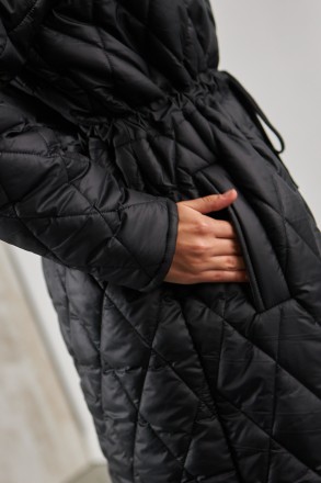 Жіноче пальто утеплене Stimma Агнія. Це стильне пальто з плащової тканини стане . . фото 4