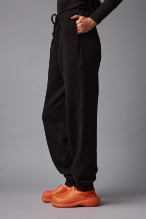 Жіночі спортивні штани Stimma Меланія. Штани з однотонної тканини, вільного крою. . фото 5