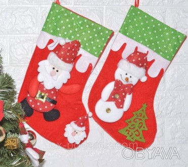 
Новогодний носок - сапожек для подарков большой
Традиция класть подарки в новог. . фото 1