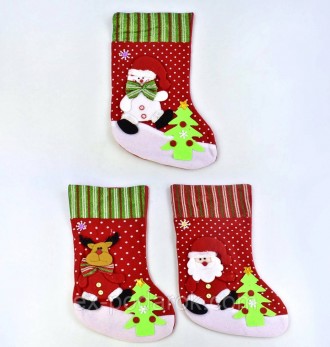 
Рождественский носок для подарков Большой
Традиция класть подарки в новогодние . . фото 3