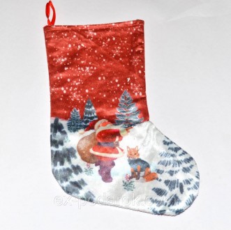 
Рождественский носок для подарков 
	Традиция класть подарки в новогодние сапожк. . фото 2