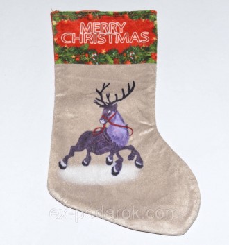 
Рождественский носок для подарков 
	Традиция класть подарки в новогодние сапожк. . фото 5