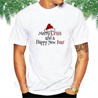 
Весь ассортимент новогодних подарков смотрите 
Мужская новогодняя футболка "Mer. . фото 2