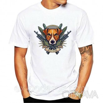  
 
 
Мужская футболка с собакой Патрон 
Отличный подарок для настоящего патриот. . фото 1