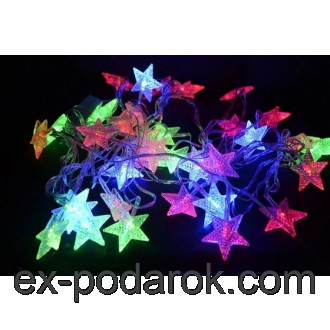 Гирлянда светодиодная звёздочки 4м. Чернигов. фото 1 Гирлянда светодиодная звёздочки 4м. Чернигов. фото 1