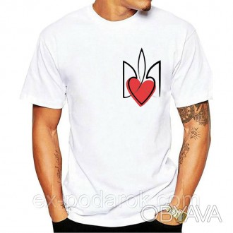  
 
Мужская футболка с Украиной в сердце с трезубзем
Отличный подарок для настоя. . фото 1