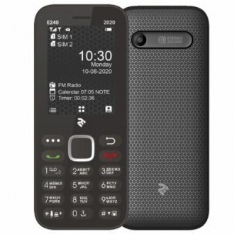 Функциональный телефон 2E E240 2020 с мощной батареей 2500 мАч которой хватит на. . фото 7