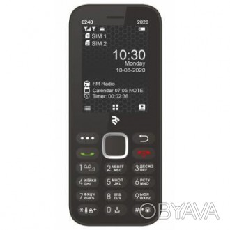 Функциональный телефон 2E E240 2020 с мощной батареей 2500 мАч которой хватит на. . фото 1