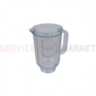 
	Чаша блендера 1500ml (пластикова) для кухонного комбайна Kenwood KW696782. . фото 2