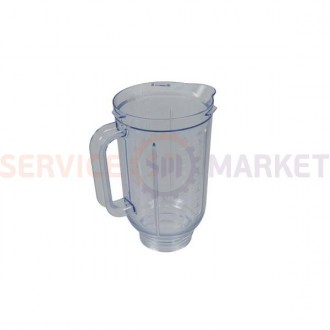 
	Чаша блендера 1500ml (пластикова) для кухонного комбайна Kenwood KW696782. . фото 3