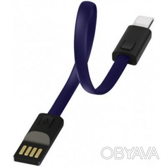 Тип - кабель; тип Вход - USB 2.0; тип Выход - Lightning; длина - 0.2 м; Номиналь. . фото 1