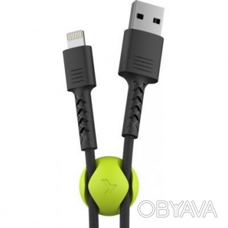 Тип - кабель; тип Вход - USB 2.0; тип Выход - Lightning; длина - 1 м; Номинальны. . фото 1