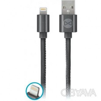 Тип - кабель; тип Вход - USB 2.0; тип Выход - Lightning; длина - 1 м; покрытие: . . фото 1