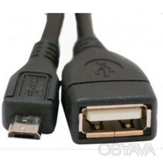 Кабель USB 2.0 AF to Micro 5P OTG 0.8m Atcom (16028) предназначен для простого с. . фото 1