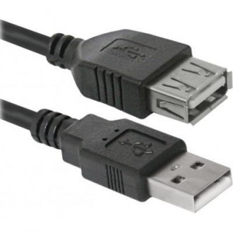 Дата кабель USB 2.0 AM/AF 1.8m USB02-06 Defender (87456) Изоляционное гибкое пок. . фото 3