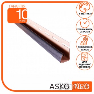 Система карнизної підшивки ASKO NEO складається з 4-х елементів: панелей з та бе. . фото 1