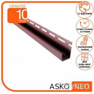 Система карнизної підшивки ASKO NEO складається з 4-х елементів: панелей з та бе. . фото 1