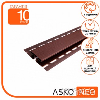 Система карнизної підшивки ASKO NEO складається з 4-х елементів: панелі з та без. . фото 1
