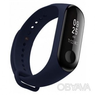 Совместимость - Xiaomi Mi Band 3; Xiaomi Mi Band 4; Цвет - синий. . фото 1