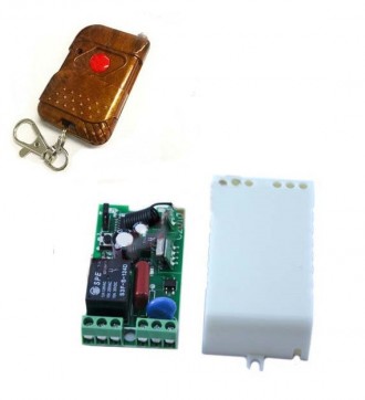 1-канальное беспроводное реле 220В 433МГц, пульт, Arduino. Киев. фото 1 1-канальное беспроводное реле 220В 433МГц, пульт, Arduino. Киев. фото 1