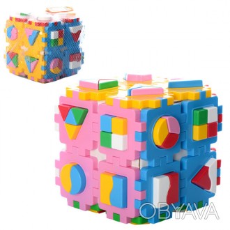 Игрушка куб "Умный малыш Суперлогика ТехноК". . фото 1