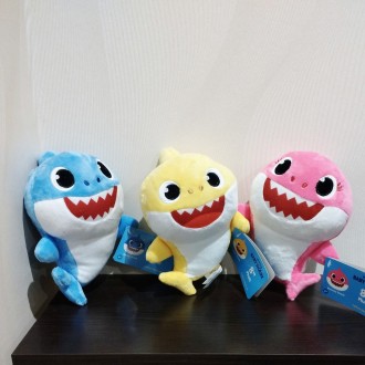 Набор Семья акулёнка мама, папа, акулёнок BABY SHARK Doo Doo Doo Doo!
Мягкие игр. . фото 8