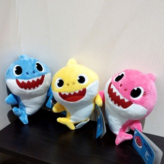 Набор Семья акулёнка мама, папа, акулёнок BABY SHARK Doo Doo Doo Doo!
Мягкие игр. . фото 7